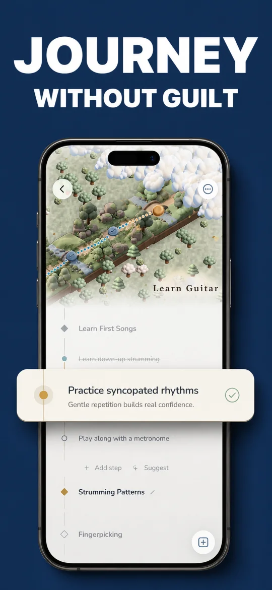Gentle Journey — iOS-App für sanfte, scheiterfreundliche Recovery- und Habit-Journeys